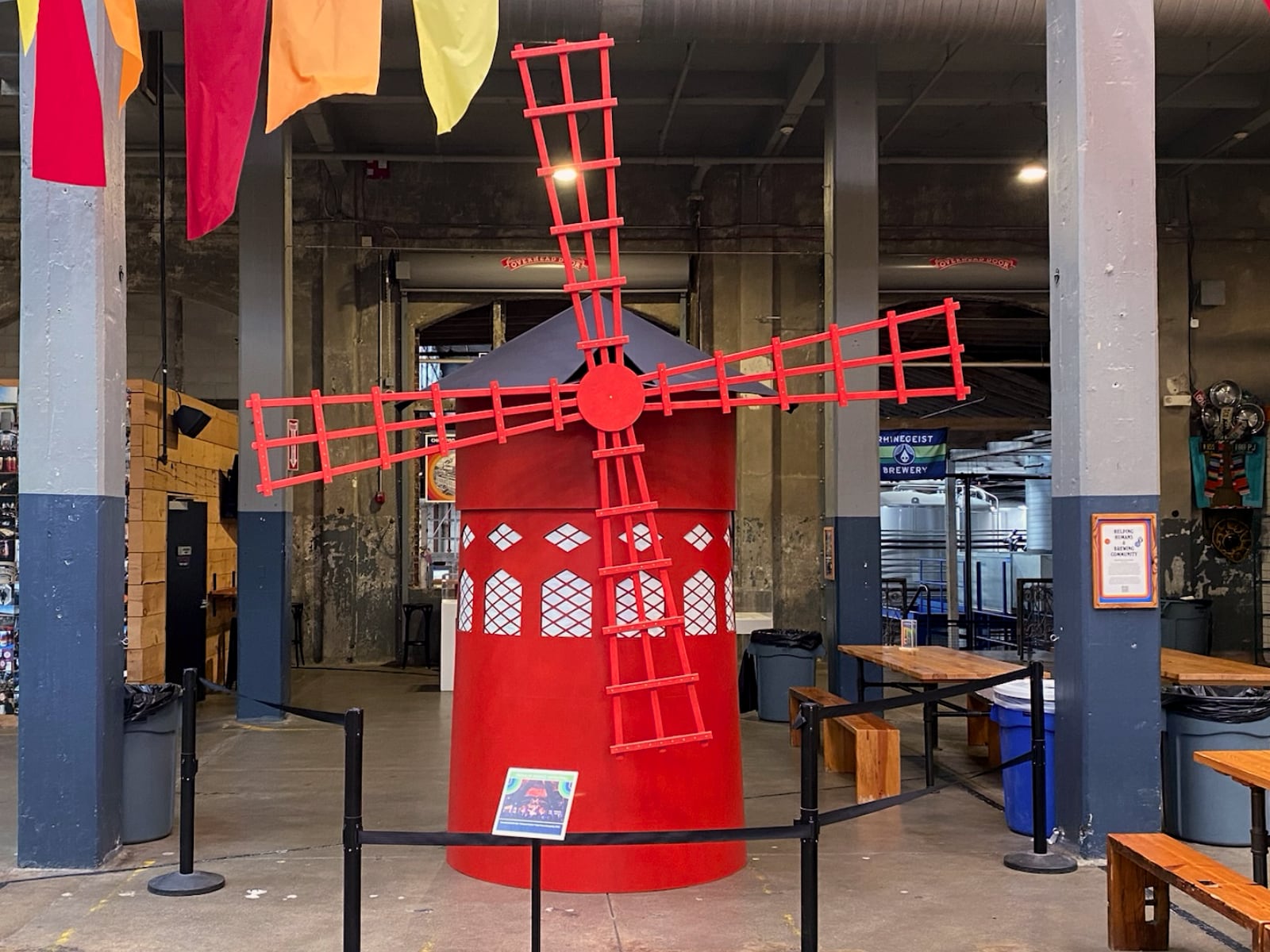 Windmill at anniversary celebration